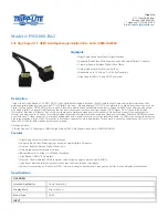 Tripp Lite P568-006-RA2 Specification Sheet предпросмотр