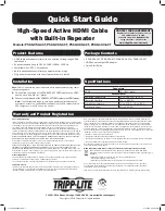 Tripp Lite P568-050-ACT Quick Start Manual preview