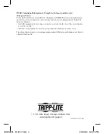 Preview for 4 page of Tripp Lite P936-000 Owner'S Manual