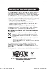 Preview for 6 page of Tripp Lite P960-001-M2 Owner'S Manual