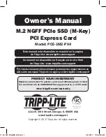 Tripp Lite PCE-1M2-PX4 Owner'S Manual preview
