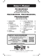 Tripp Lite PDU360AT6G60 Owner'S Manual preview