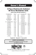 Tripp Lite PDU3EVN10G30B Owner'S Manual preview