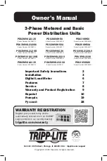 Preview for 1 page of Tripp Lite PDU3MV6L2120LV Owner'S Manual