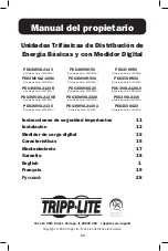 Preview for 10 page of Tripp Lite PDU3MV6L2120LV Owner'S Manual