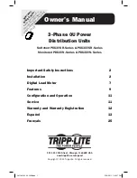 Tripp Lite PDU3VN-Series Owner'S Manual preview