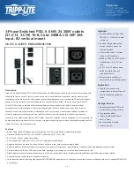 Tripp Lite PDU3VSR10L1530 Brochure & Specs preview