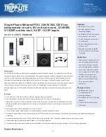 Tripp Lite PDUMV40 Quick Manual preview