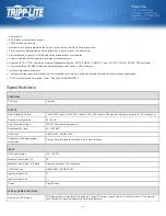 Preview for 2 page of Tripp Lite PDUMVR20NET Information