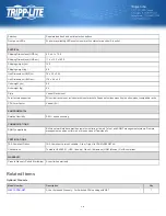 Preview for 3 page of Tripp Lite PDUMVR20NET Information