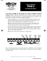 Preview for 1 page of Tripp Lite Power Accessory Module PAM-2 Owner'S Manual