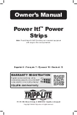 Preview for 1 page of Tripp Lite Power it! Owner'S Manual