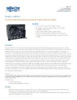 Preview for 1 page of Tripp Lite PowerVerter APS750 Specification