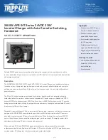 Tripp Lite PowerVerter APSINT2424 Manual preview