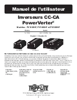 Предварительный просмотр 27 страницы Tripp Lite PowerVerter PV 1000HF Owner'S Manual