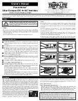 Предварительный просмотр 1 страницы Tripp Lite PowerVerter PV150 Owner'S Manual