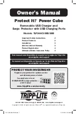 Preview for 1 page of Tripp Lite Protect It! Power Cube Owner'S Manual