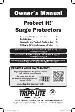 Preview for 1 page of Tripp Lite Protect It! SK6-6/SPIKEBAR Owner'S Manual