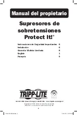 Preview for 5 page of Tripp Lite Protect It! SUPER7BTAA Owner'S Manual