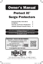 Preview for 1 page of Tripp Lite Protect It! TLP606TAA Owner'S Manual