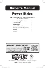 Tripp Lite PSC240410USBB Owner'S Manual preview