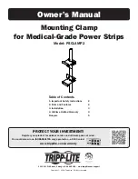 Preview for 1 page of Tripp Lite PSCLAMP2 Owner'S Manual