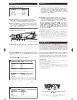 Предварительный просмотр 2 страницы Tripp Lite PVXXXXFC Owner'S Manual