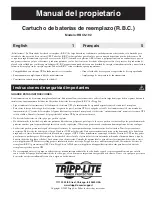 Предварительный просмотр 3 страницы Tripp Lite RBC5-192 Owner'S Manual