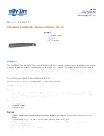 Preview for 1 page of Tripp Lite RS-0615-R Specifications