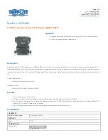 Preview for 1 page of Tripp Lite S236-000 Specification Sheet