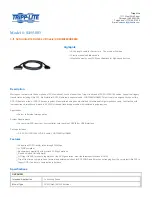 Предварительный просмотр 1 страницы Tripp Lite S455-003 Specification Sheet