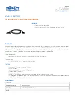 Предварительный просмотр 1 страницы Tripp Lite S455-006 Specification Sheet