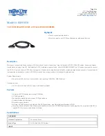 Предварительный просмотр 1 страницы Tripp Lite S455-010 Specification Sheet