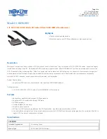 Предварительный просмотр 1 страницы Tripp Lite s456-003 Specification Sheet