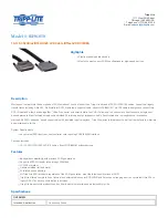 Предварительный просмотр 1 страницы Tripp Lite S456-010 Specification Sheet