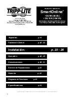 Preview for 18 page of Tripp Lite SmartOnline SU10K Owner'S Manual