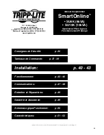 Preview for 35 page of Tripp Lite SmartOnline SU10K Owner'S Manual