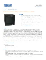 Tripp Lite SmartOnline SU2200XLNAFTA Specifications preview