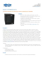 Tripp Lite SmartOnline SU3000XLNAFTA Specifications preview