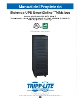 Предварительный просмотр 53 страницы Tripp Lite SmartOnline SU40K Owner'S Manual