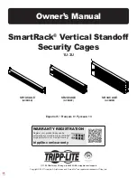 Tripp Lite SmartRack SR1UCAGE Owner'S Manual предпросмотр