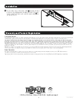 Preview for 4 page of Tripp Lite SmartRack SR1UPNLTEMP Owner'S Manual