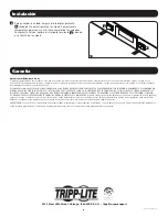 Preview for 8 page of Tripp Lite SmartRack SR1UPNLTEMP Owner'S Manual