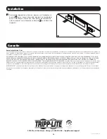 Preview for 12 page of Tripp Lite SmartRack SR1UPNLTEMP Owner'S Manual