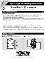 Tripp Lite SmartRack SR25UBSP1 Repacking Manual preview