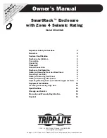 Tripp Lite SmartRack SR42UBZ4 Owner'S Manual preview