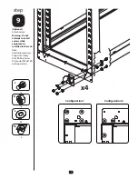 Предварительный просмотр 7 страницы Tripp Lite SmartRack SR4POST48HD Assembly Instructions Manual