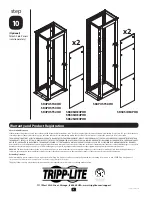 Предварительный просмотр 8 страницы Tripp Lite SmartRack SR4POST48HD Assembly Instructions Manual