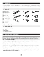 Preview for 2 page of Tripp Lite SmartRack SRCABLELADDER Owner'S Manual