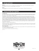 Preview for 8 page of Tripp Lite SmartRack SRCABLELADDER Owner'S Manual